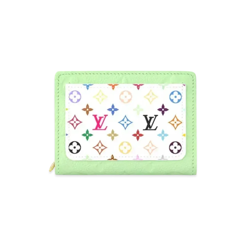 Louis Vuitton x Takashi Murakami Clea Wallet Monogram Empreinte Monogram Empreinte "Green Tea"