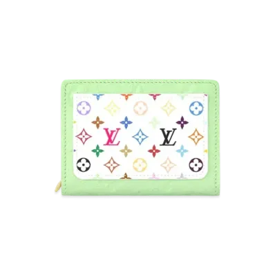 Louis Vuitton x Takashi Murakami Clea Wallet Monogram Empreinte Monogram Empreinte "Green Tea"