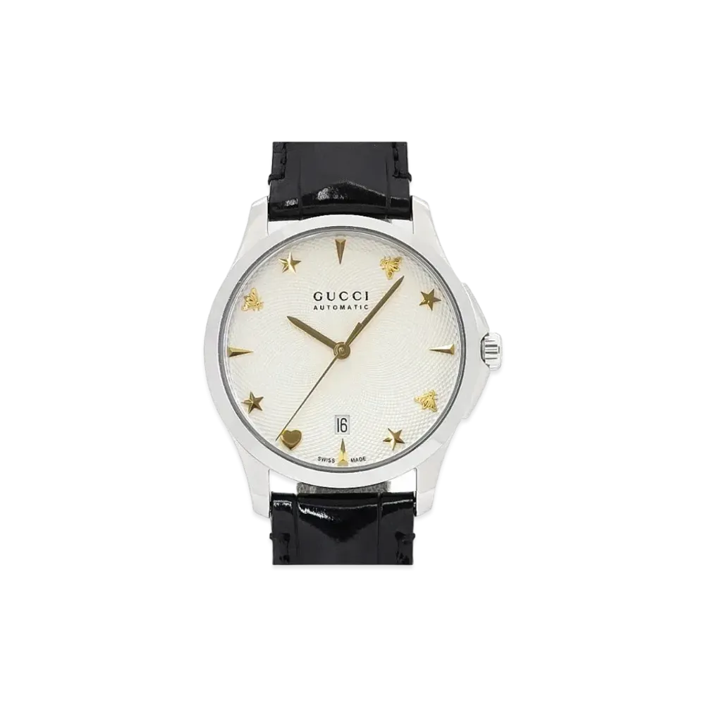 GUCCI G Timeless "Silver/Stainless Steel/Black"
