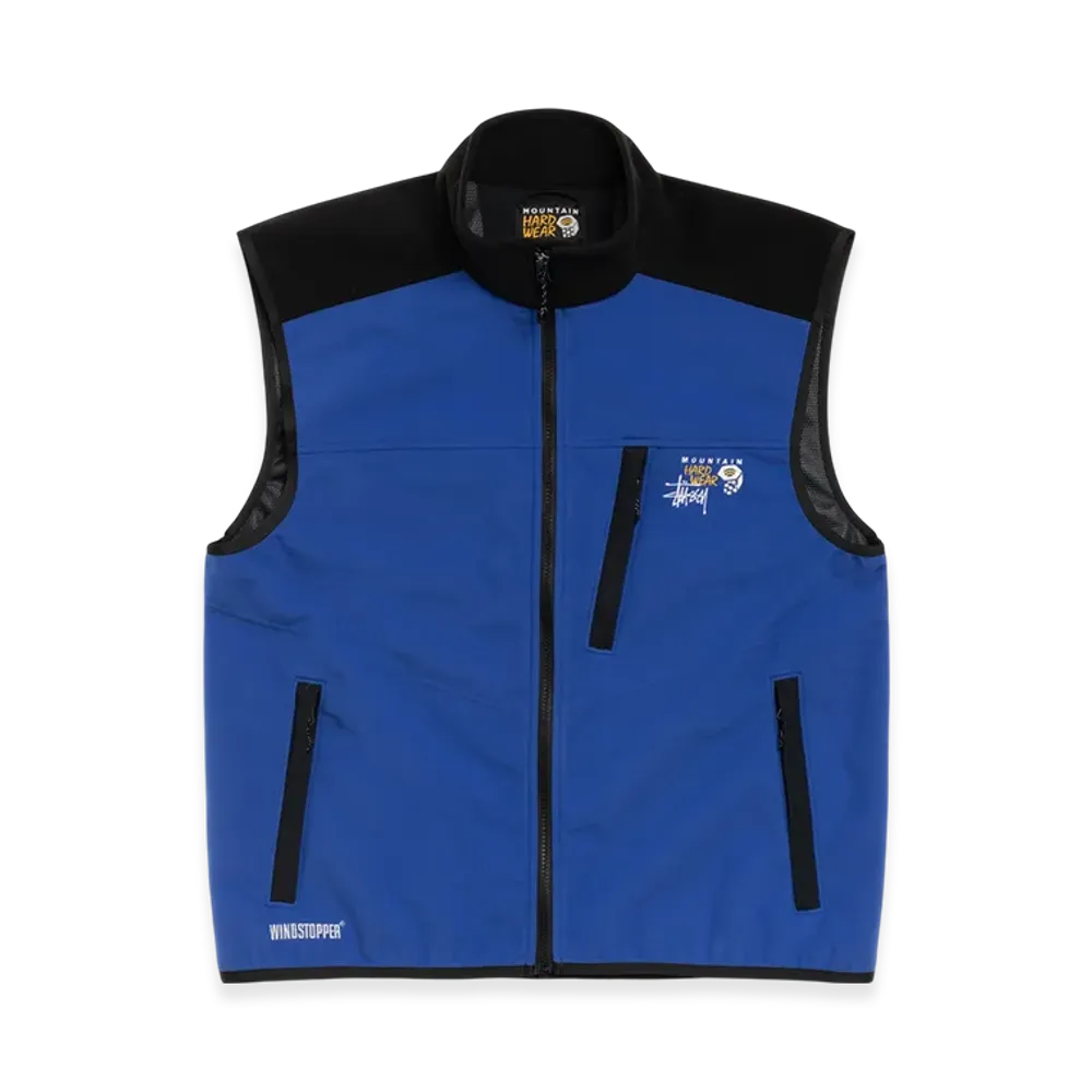 Stussy x Mountain Hardwear WINDSTOPPER Vest "Blue"