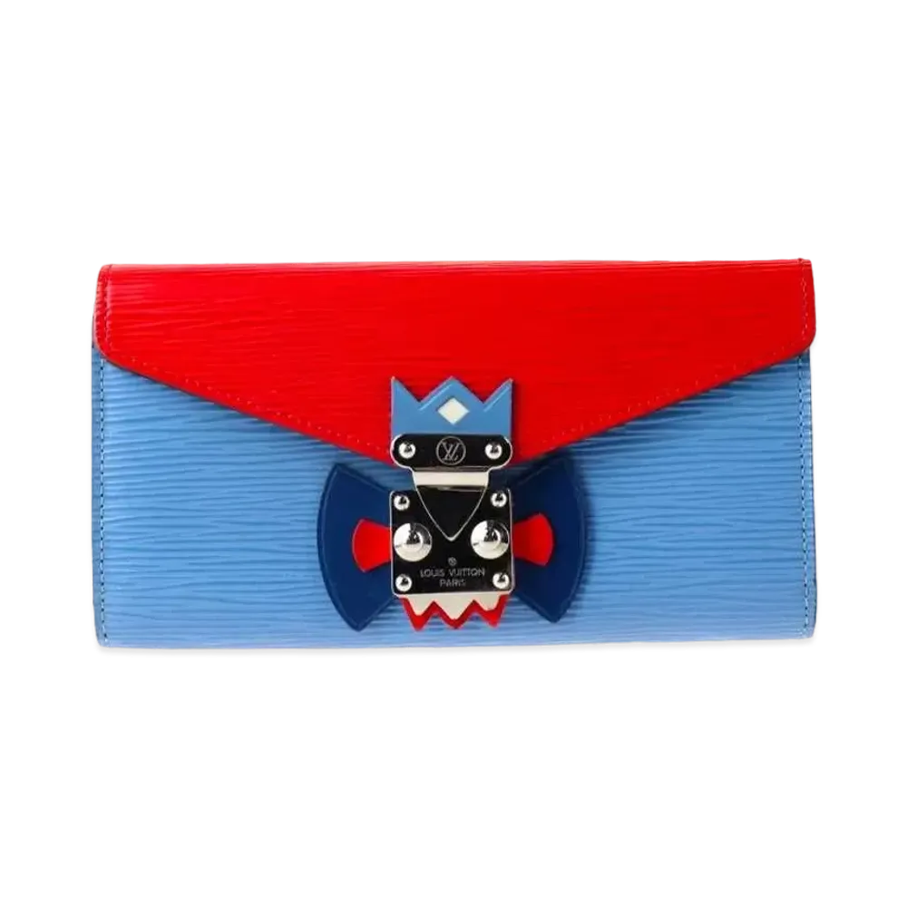 Louis Vuitton Epi Portefeuilles Sarah Tribal Mask
