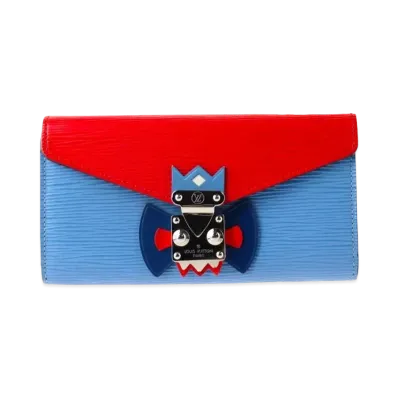 Louis Vuitton Epi Portefeuilles Sarah Tribal Mask