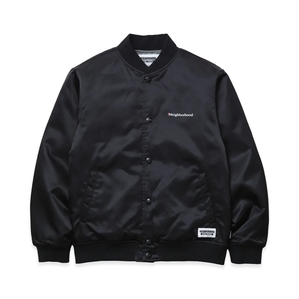 NEIGHBORHOOD One Third Kids OT . Baseball Jacket "Black"