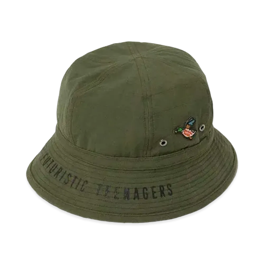 HUMAN MADE ROUND BUCKET HAT "Olive"