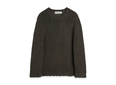 OUR LEGACY Women's Popover Roundneck "Chocolate Ultra Slow Twist"