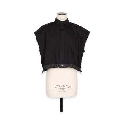 sacai S Cotton Poplin Shirt "Black"