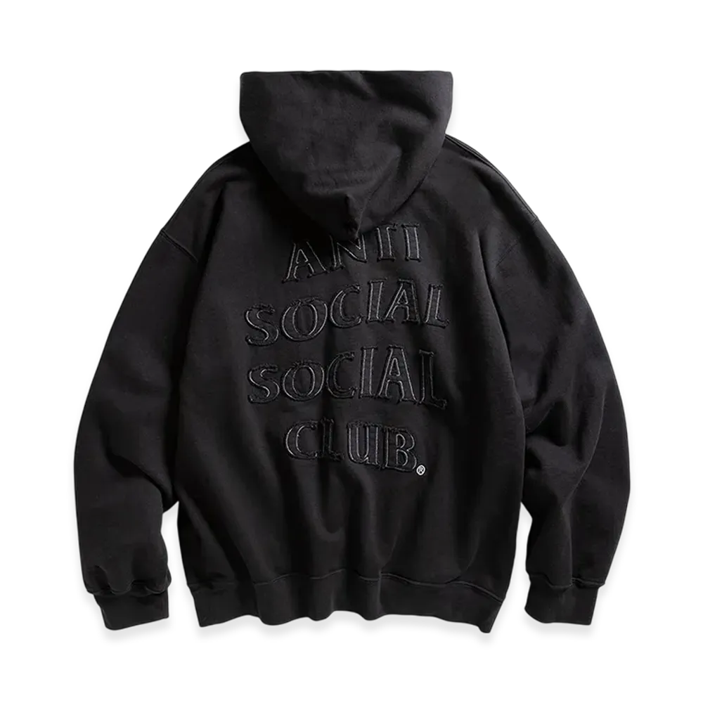 ANTI SOCIAL SOCIAL CLUB Applique Mind Games Hoodie "Black"