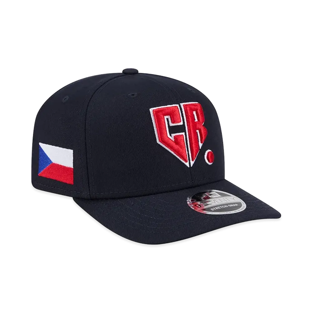 NEW ERA Czech Republic Baseball 2026WBC World Baseball Classic 9Seventy Adjustable Hat "Navy"