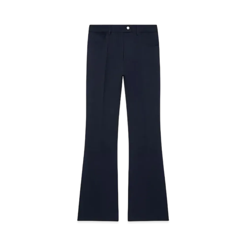 Courreges 70'S Twill Bootcut Pants "Navy"
