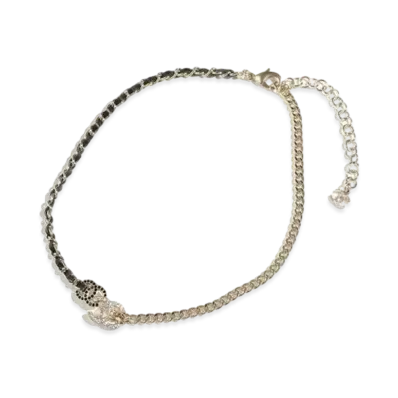 CHANEL CC Choker Necklace "Gold"