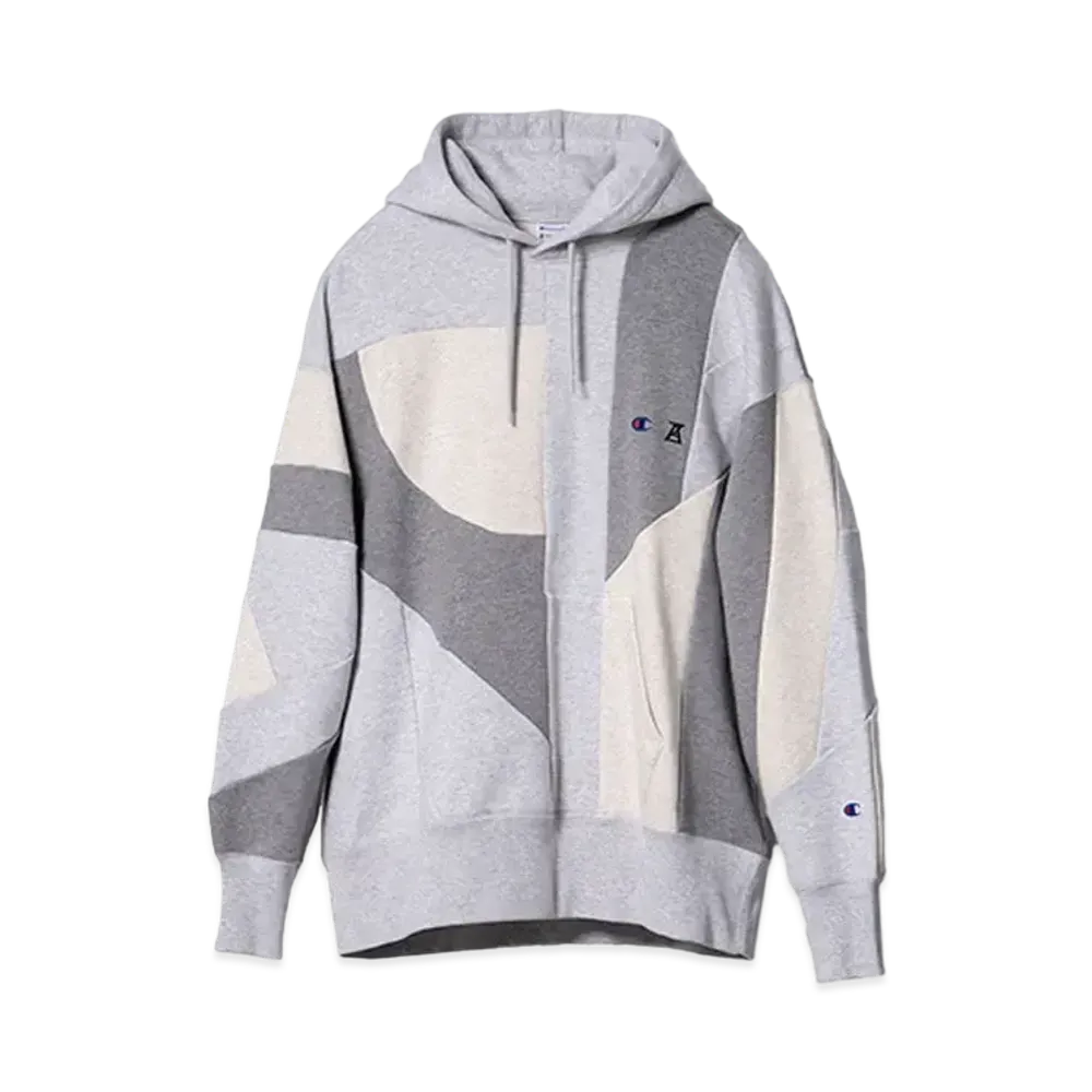 ANREALAGE x Champion Hooded Sweatshirt "Oxford Gray"