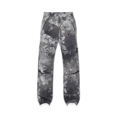 Stone Island 662E1 Dissolving Grid Camo on Econyl Regenerated Nylon Loose Fit Pants - 24SS "Grey"