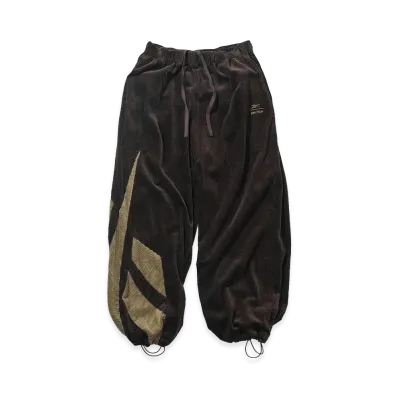 Reebok x NAUTICA Dual Name Wide Fit Corduroy Track Pants "Brown/Khaki"