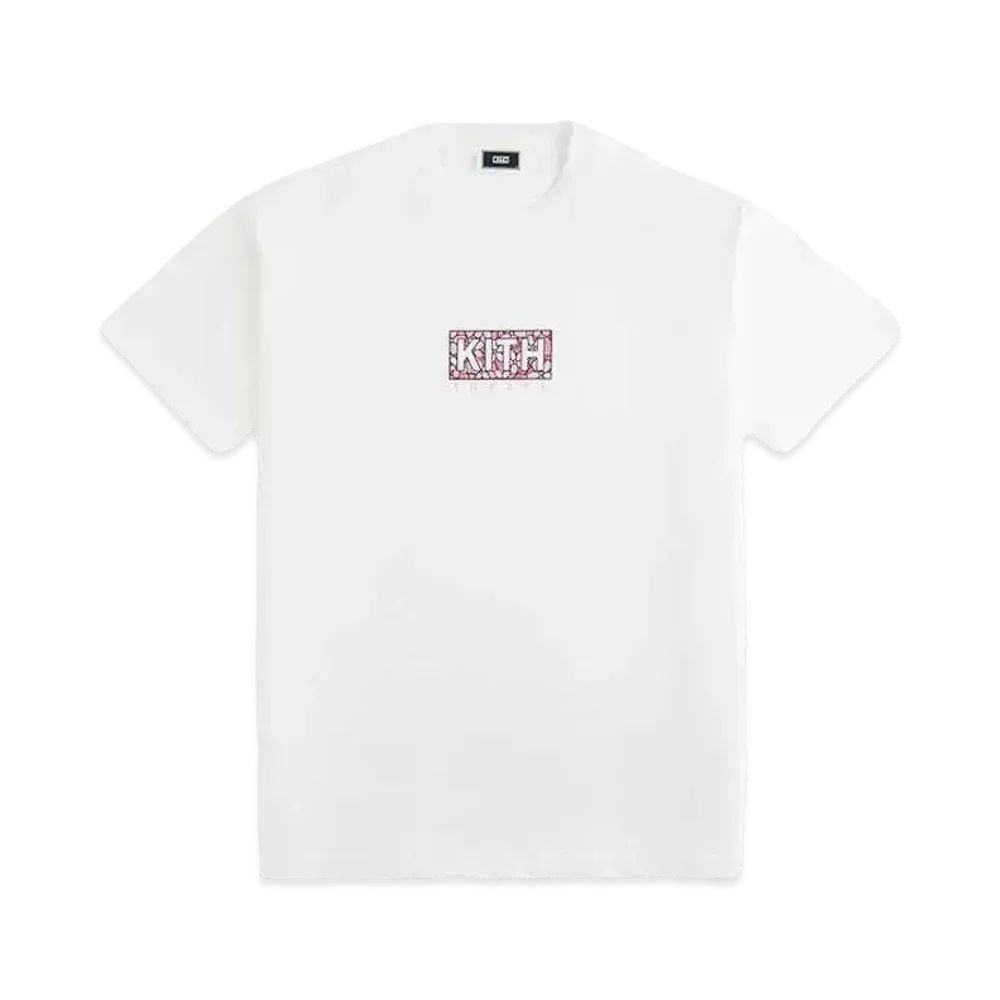 Kith Treats Mosaic Sakura Box logo Tee "White"