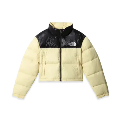 The North Face Women's Nuptse Short Jacket "Pale Banana"