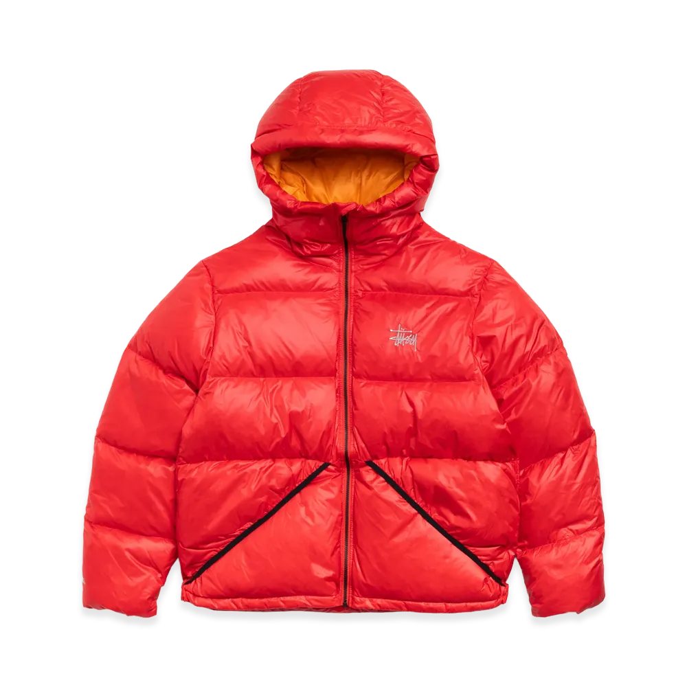 Stussy Down Parka Micro Ripstop "Red"