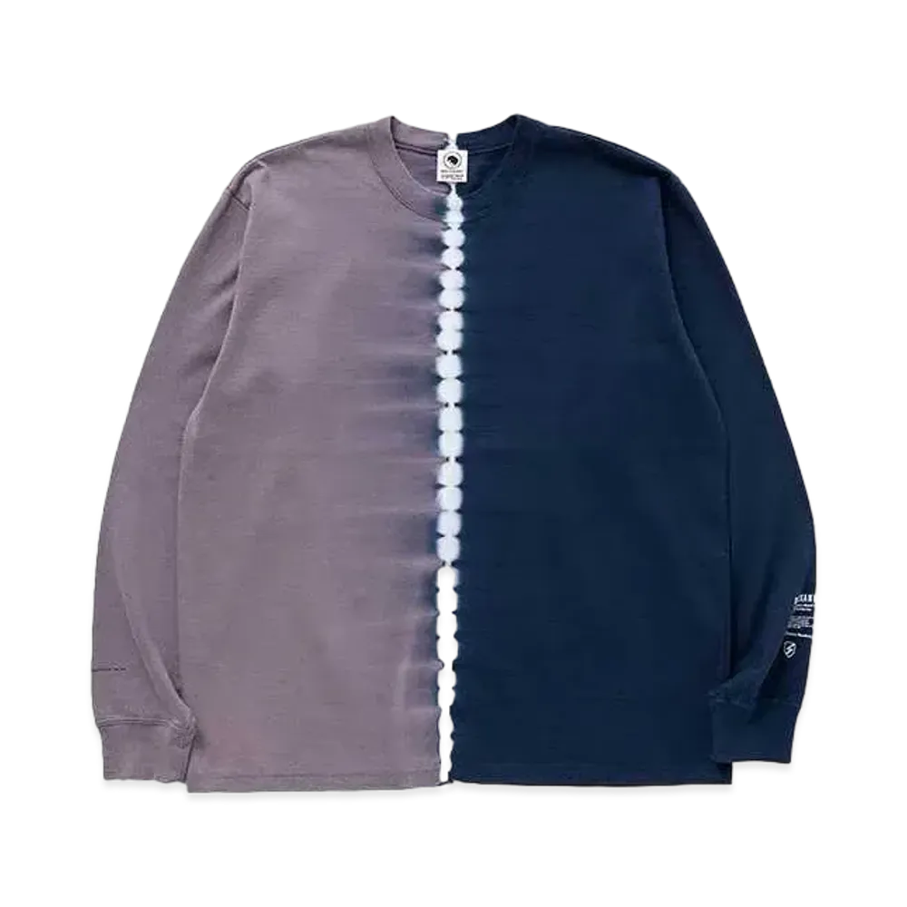 RATS TIE DYE L/S TEE "NAVY TIE DYE"