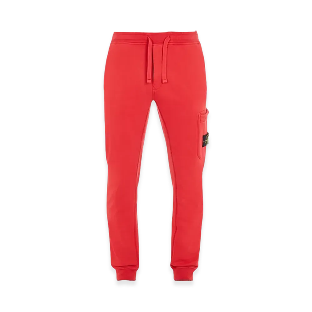 Stone Island 64551 Slim Fit Cargo Sweatpants - 24SS "Red"