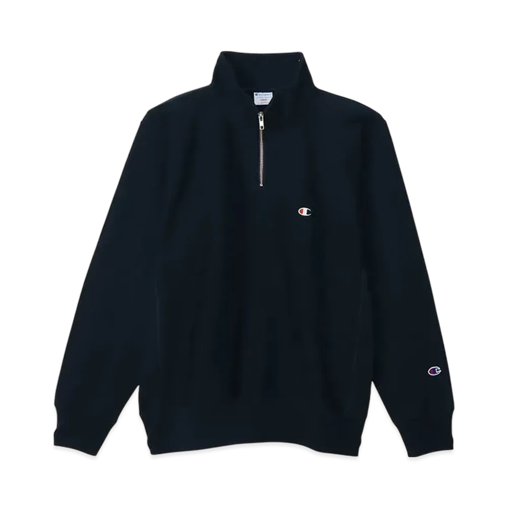 Champion Reverse Weave Half Zip Sweatshirt 25SS "Navy"