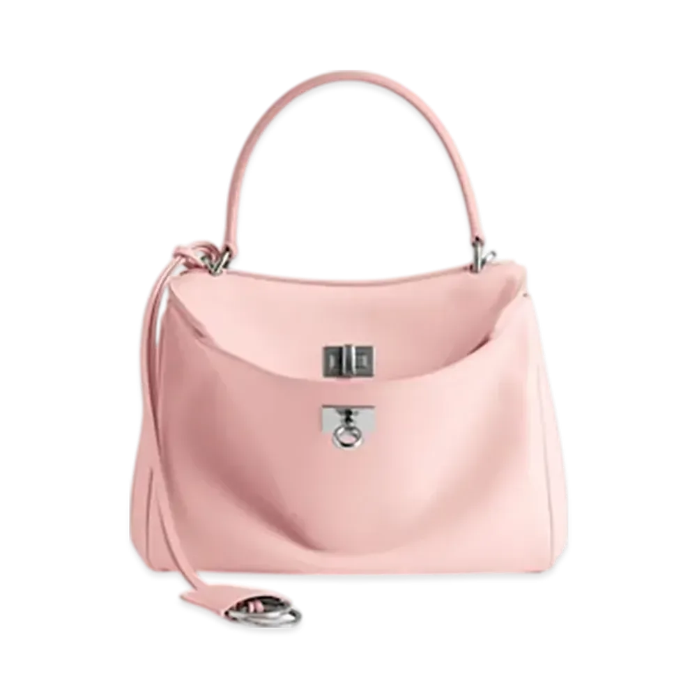 BALENCIAGA Rodeo Handbag Mini "Suede Pink"