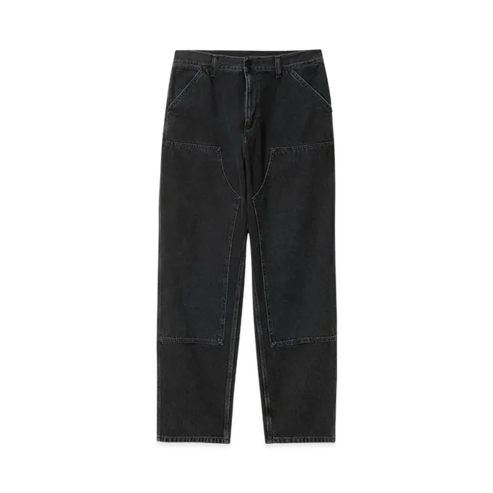 Carhartt WIP Fairfield Denim Double Knee Pants "Black Stone Washed"