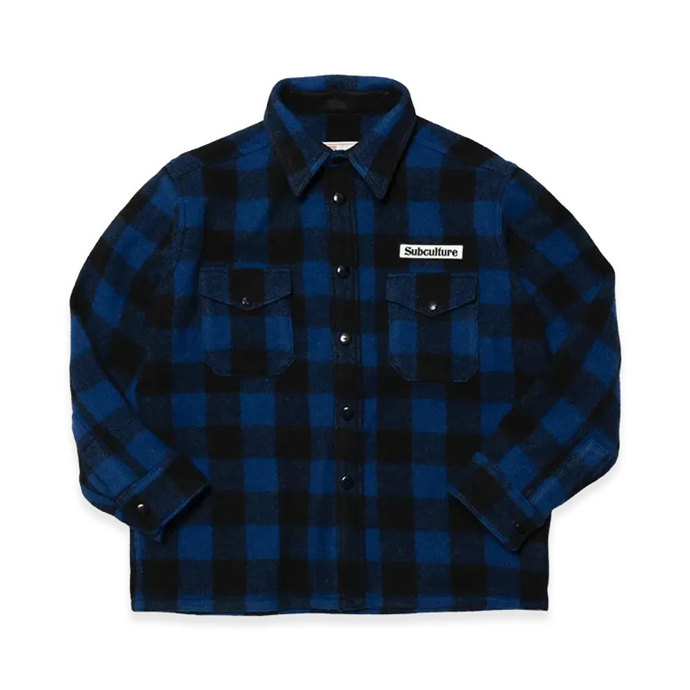 SubCulture Buffalo Check Jacket (Pocket Type) "Blue Check"