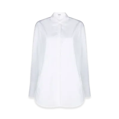 LOEWE Women's Puzzle Fold Shirt "White"
