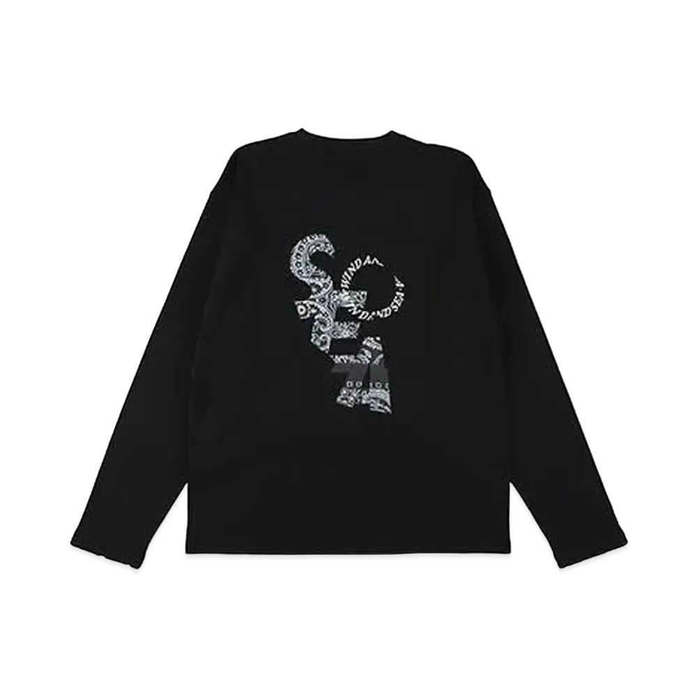 WIND AND SEA x MIYAGI HIDETAKA L/S Tee "Black"