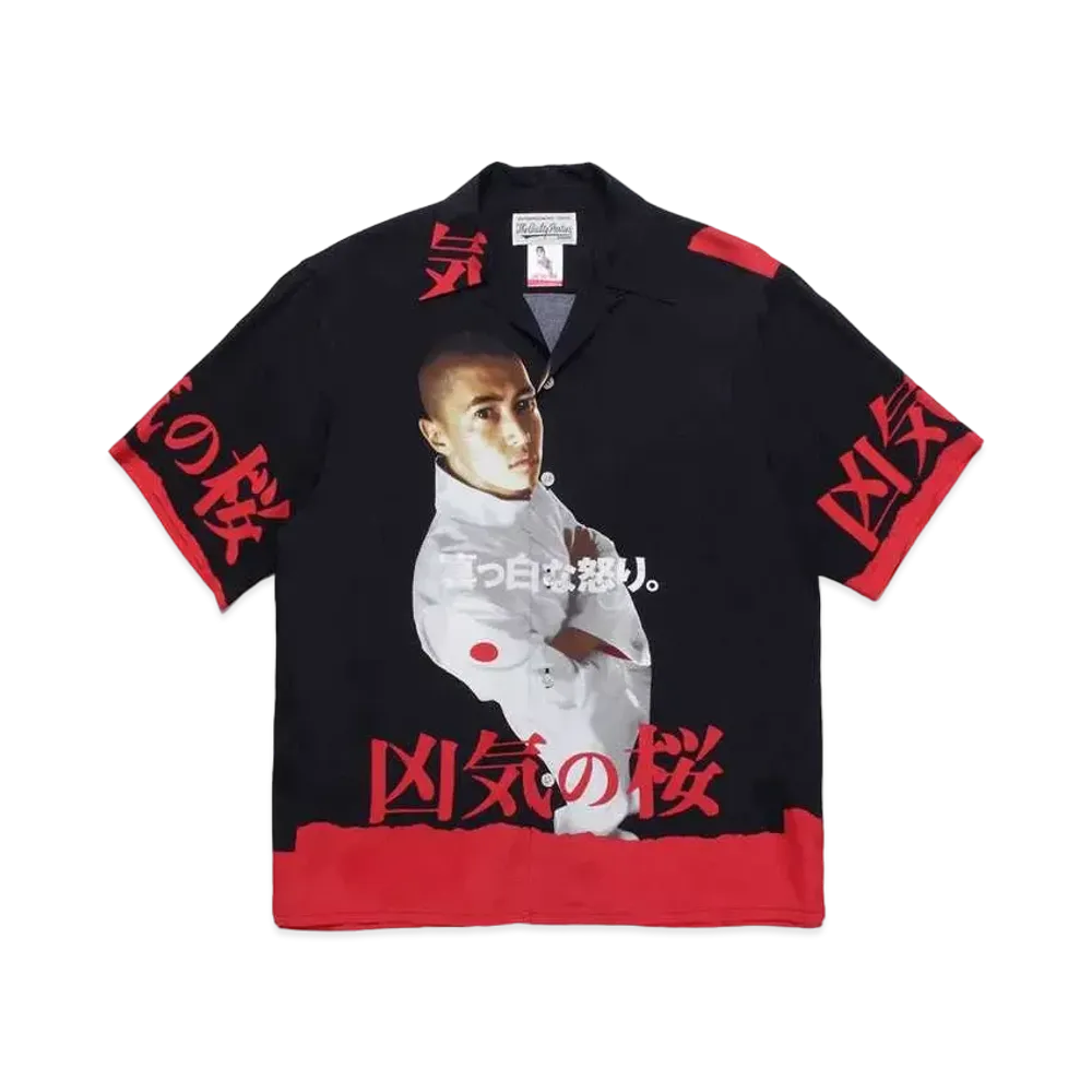 WACKO MARIA KYOKI NO SAKURA / HAWAIIAN SHIRT "Black"