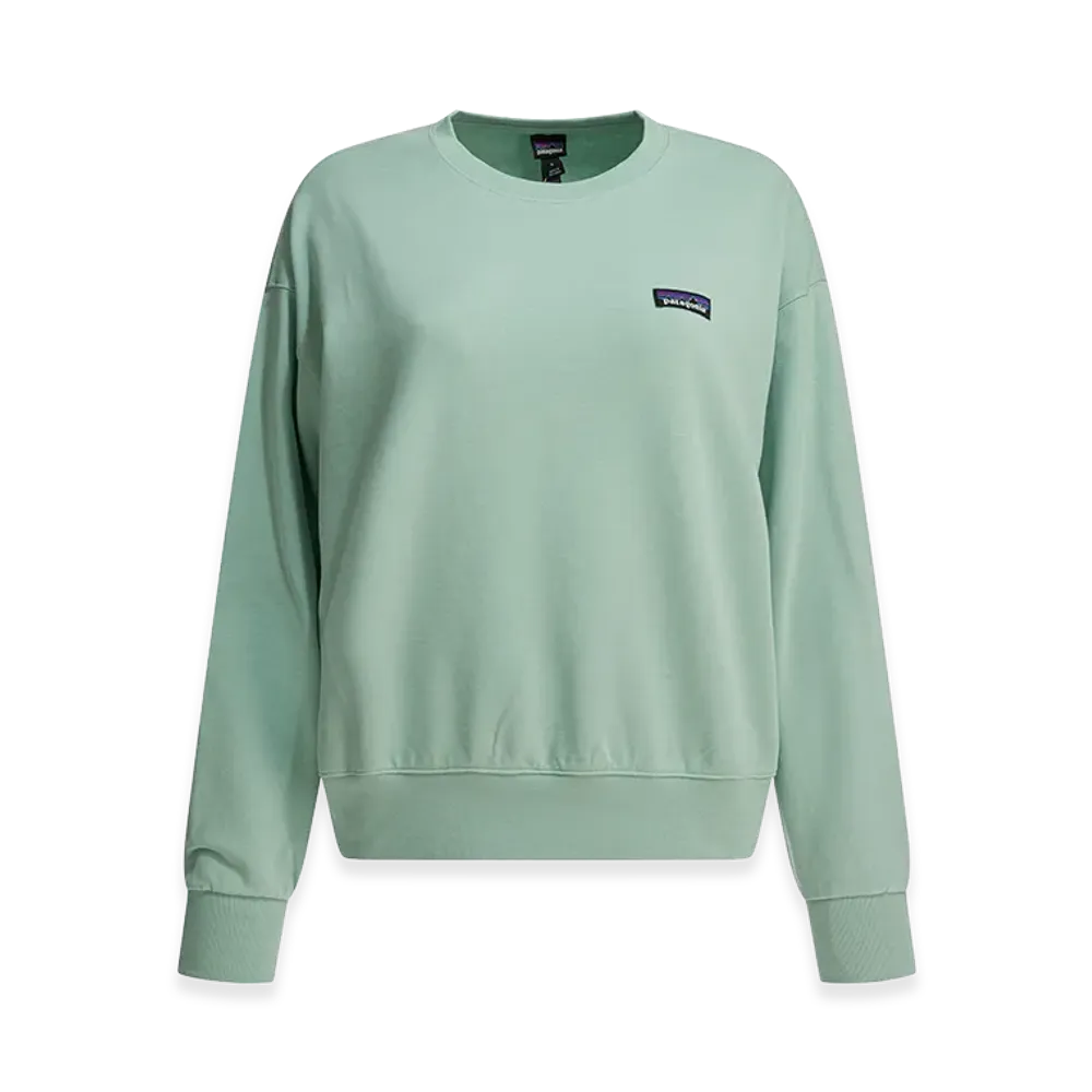 Patagonia Women's "Daily Crew" Crewneck Sweatshirt "Light Blue"