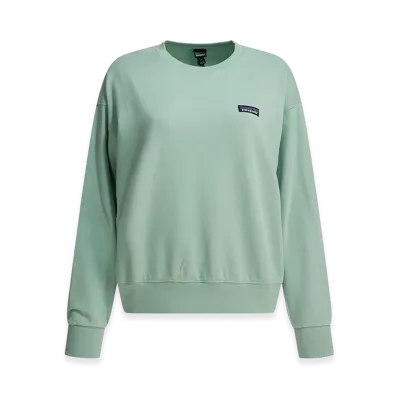 Patagonia Women's "Daily Crew" Crewneck Sweatshirt "Light Blue"