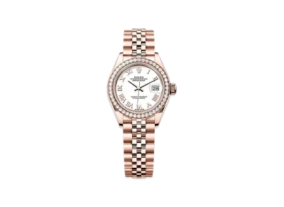 ROLEX Lady-Datejust 28mm Everose Gold Diamond 279135RBR "White"