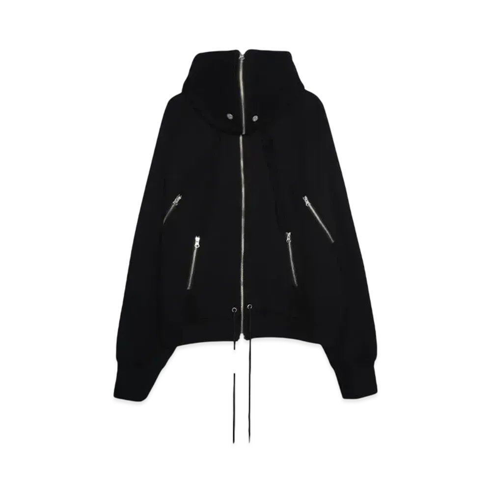 SURGERY back-forth sweat jacket "BLACK"