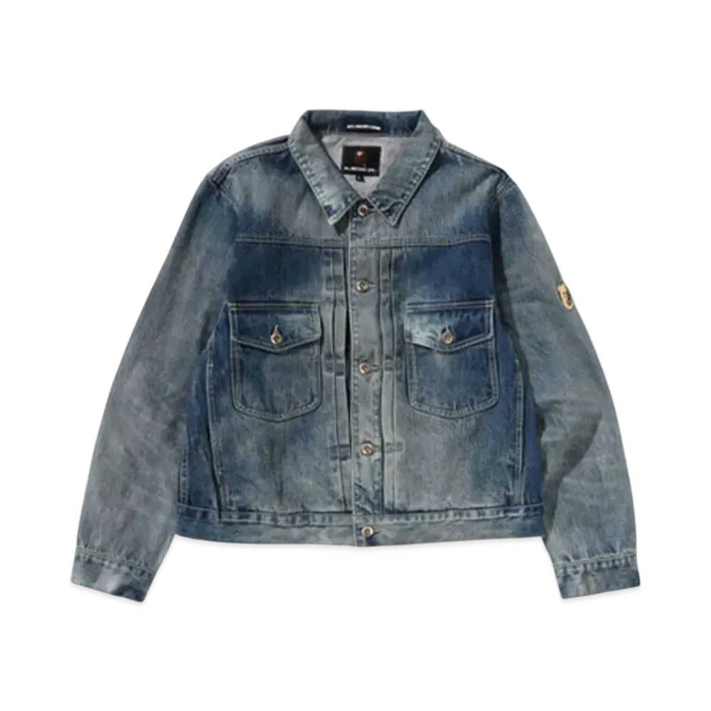 A BATHING APE Denim Jecket "Ligt Indigo"