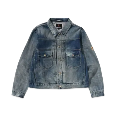 A BATHING APE Denim Jecket "Ligt Indigo"