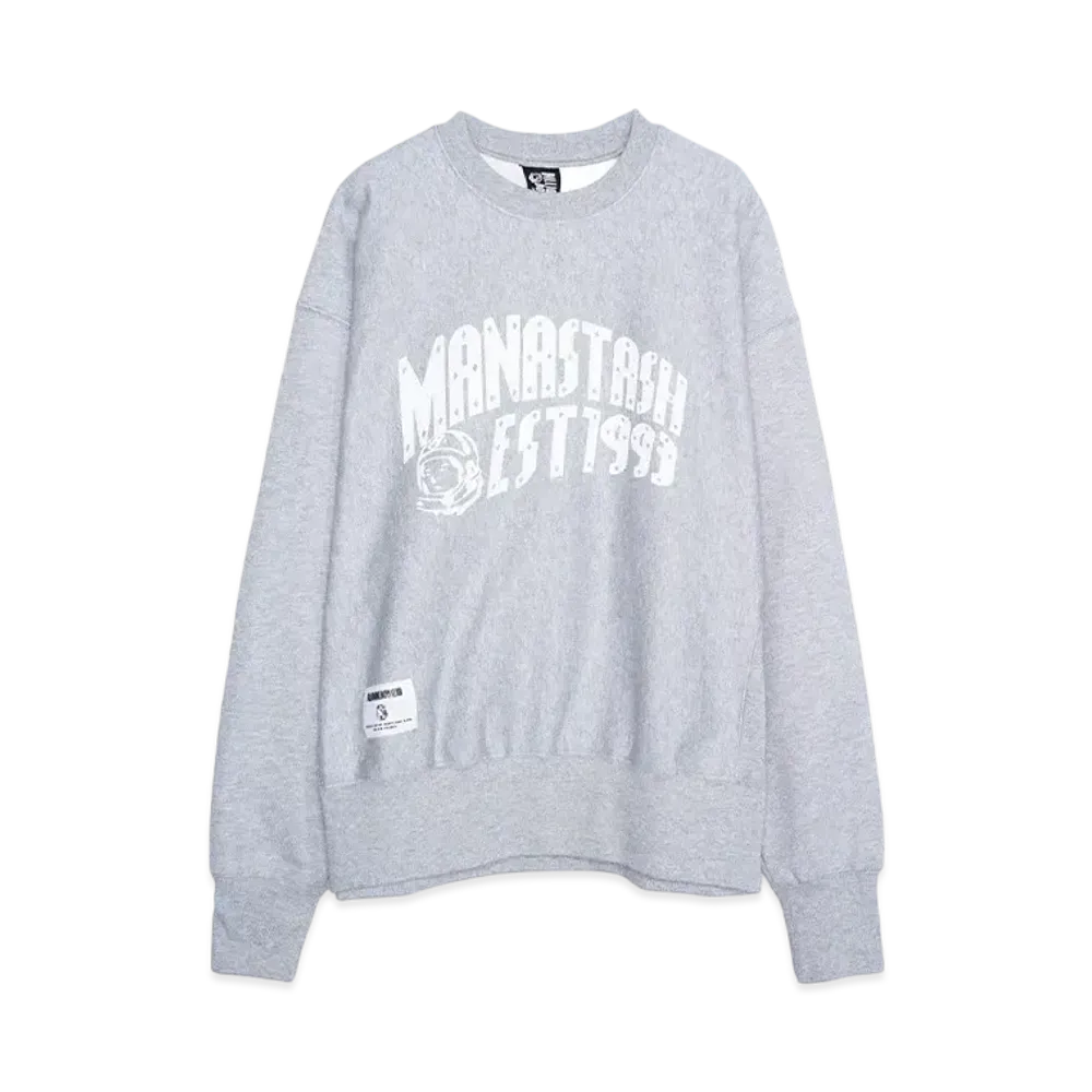 BBC x MANASTASH ARCH LOGO SWEATSHIRTS "GRAY"