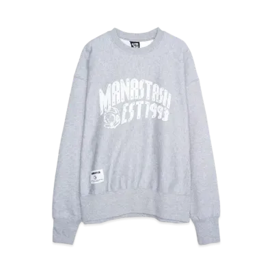 BBC x MANASTASH ARCH LOGO SWEATSHIRTS "GRAY"
