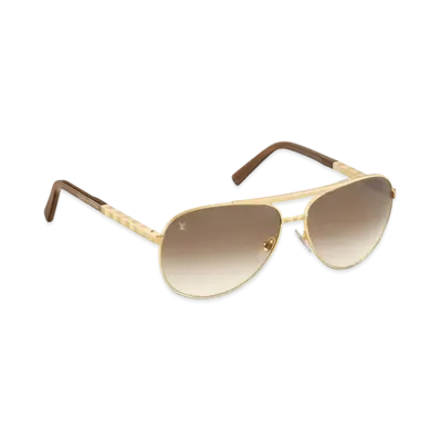 Louis Vuitton Sunglasses Attitude Pilot "Gold"
