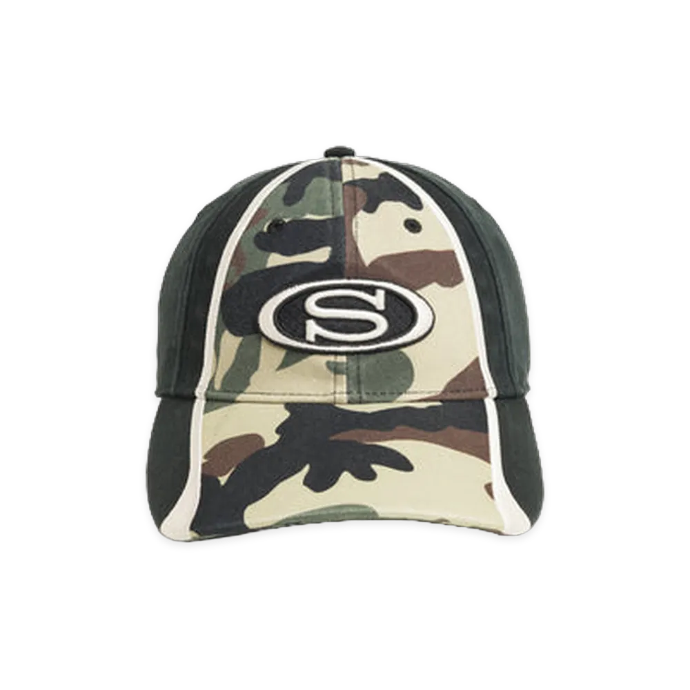 Stussy S Oval Cap "Woodland Camo"