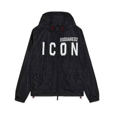 Dsquared2 Be Icon Cargo Windbreaker "Black"