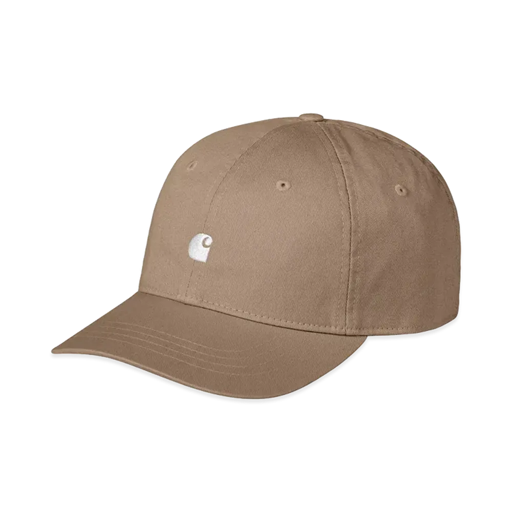 Carhartt WIP Madison Logo Cap "Leather/White"
