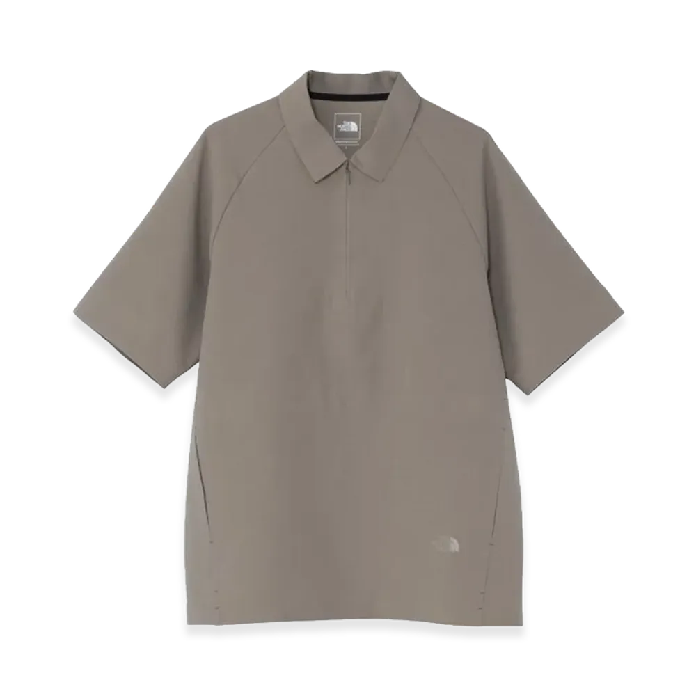 The North Face Trancle Short Sleeve Zip Polo Shirt "Mushroom"