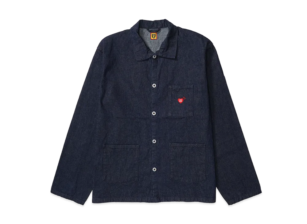 HUMAN MADE x KAWS Kaws Made Denim Coverall Jacket "Indigo"