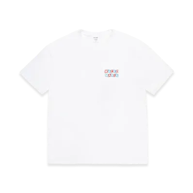WACKO MARIA Washed Heavy Weight T-Shirt "White"