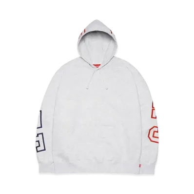 Supreme State Hooded Sweatshirt "Ash Grey"