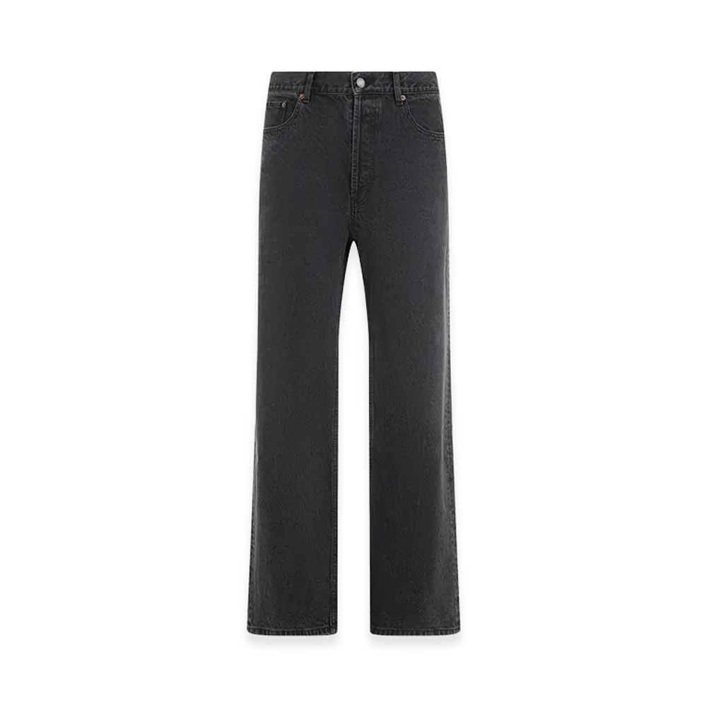 Saint Laurent Loose Straight Jeans "Black"