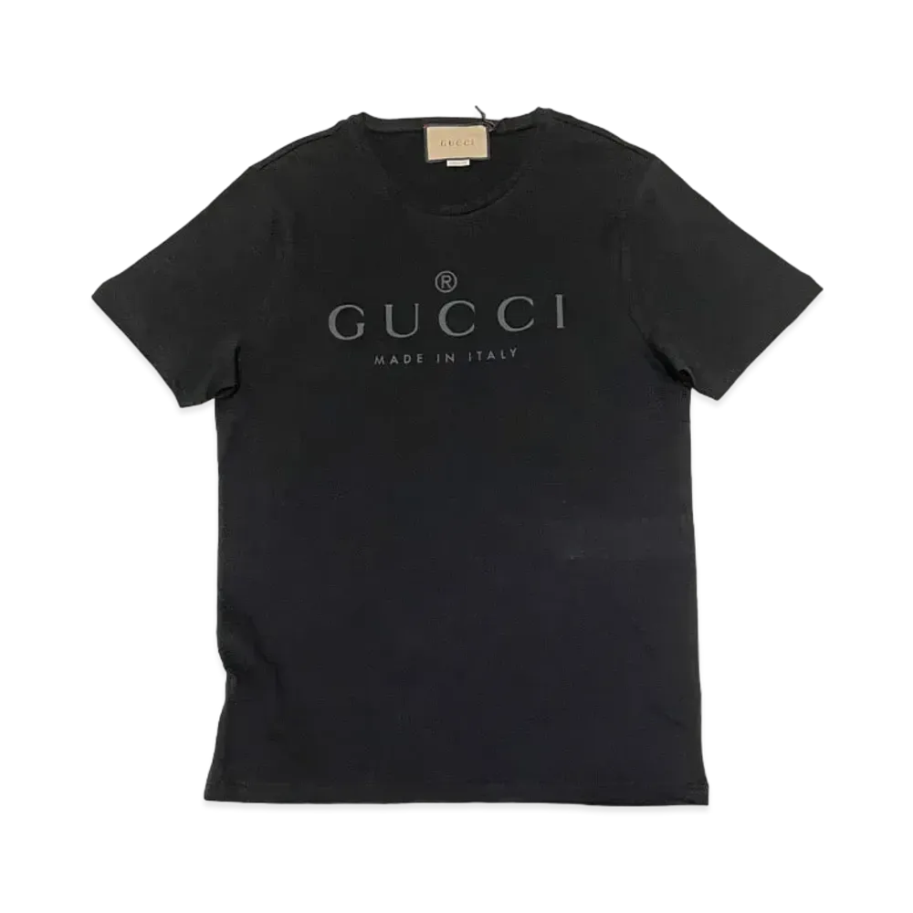 GUCCI Logo T-shirt "Black"