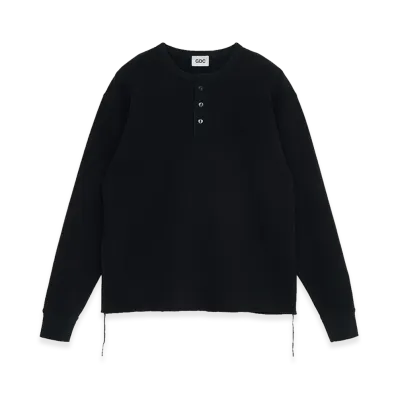 GDC Thermal Long Sleeve Tee "Black"