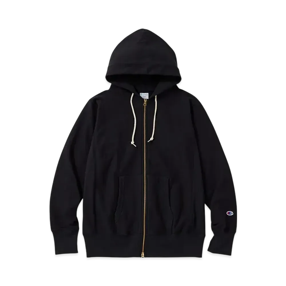 Champion Reverse Weave Zip Hooded Sweatshirt 25SS "Black"