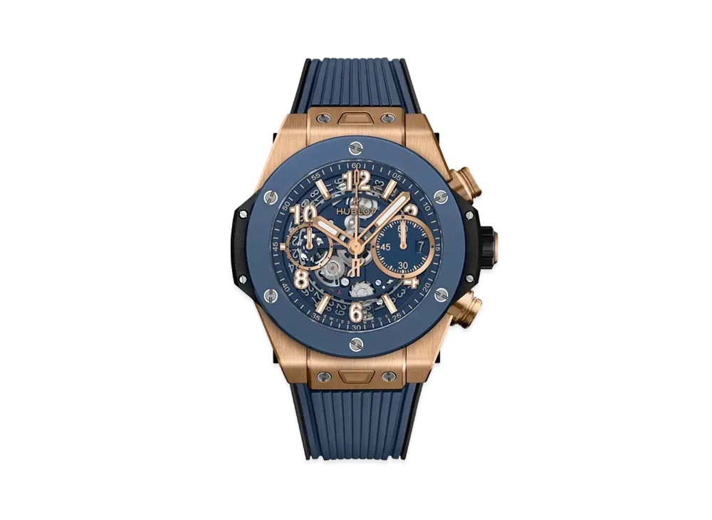 HUBLOT Big Bang Unico King Gold Blue Ceramic 42mm